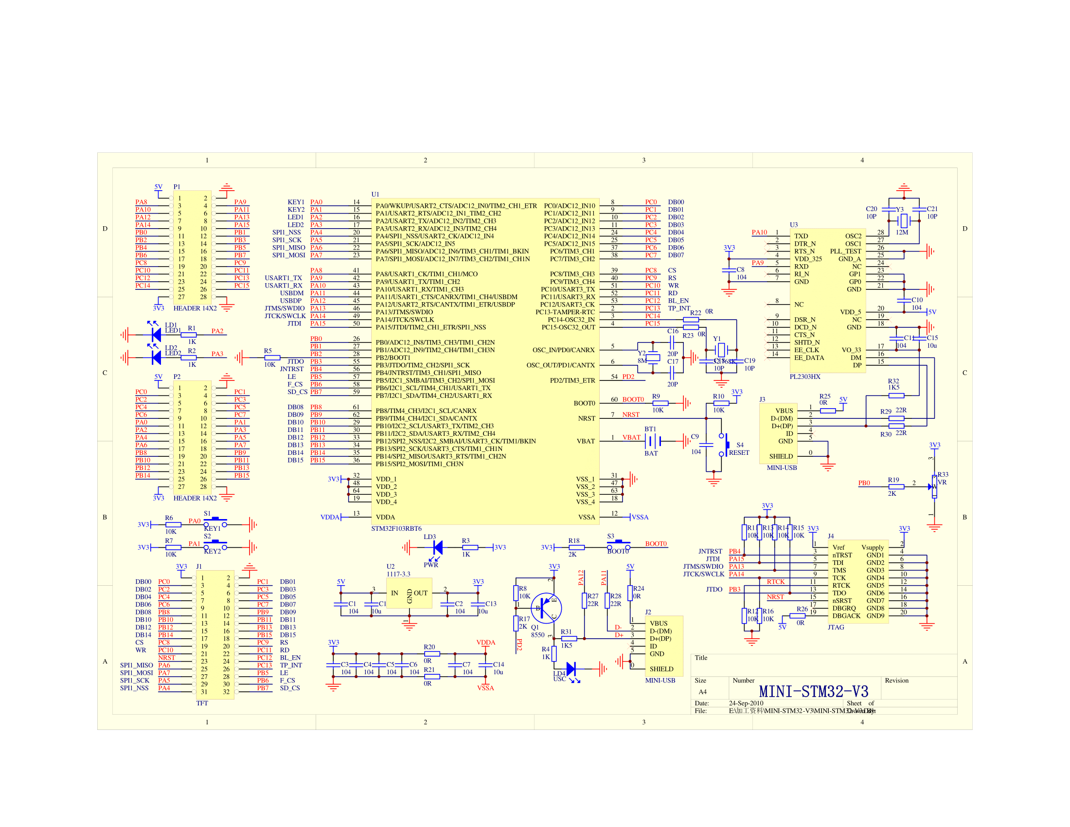 MINI_STM32-V3.0 schematic