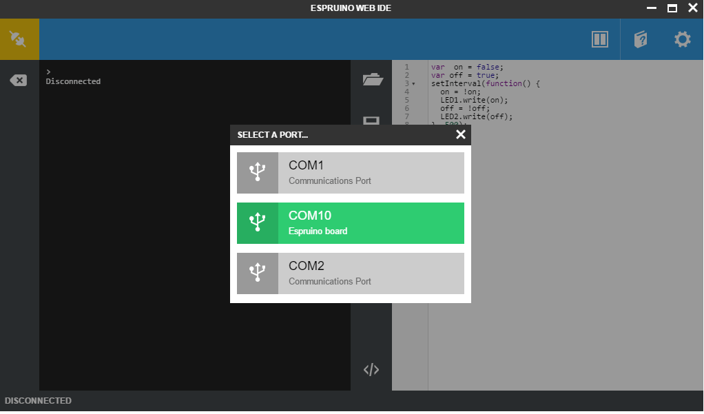 espruino ide1