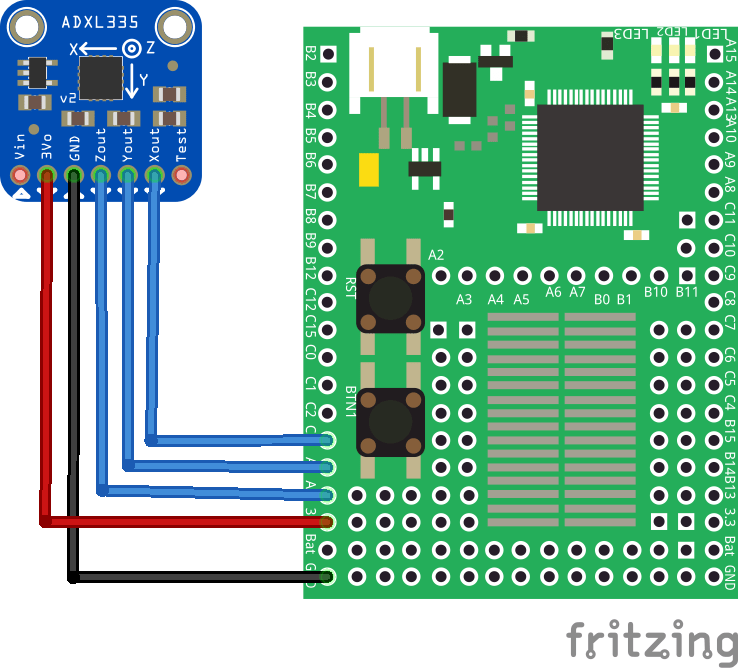 espruino and ADXL335