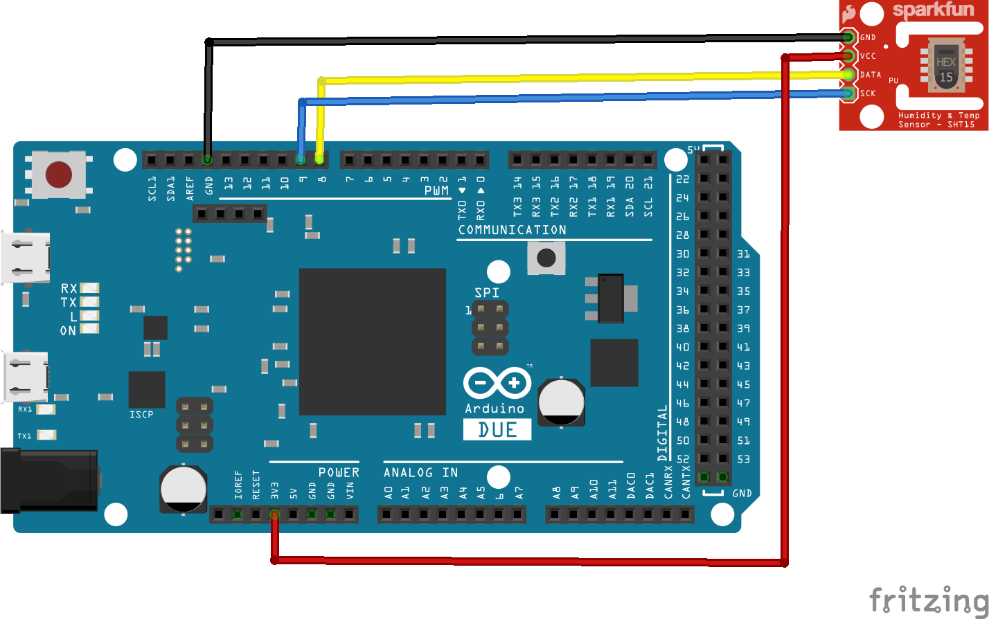 Arduino Due and SHt11